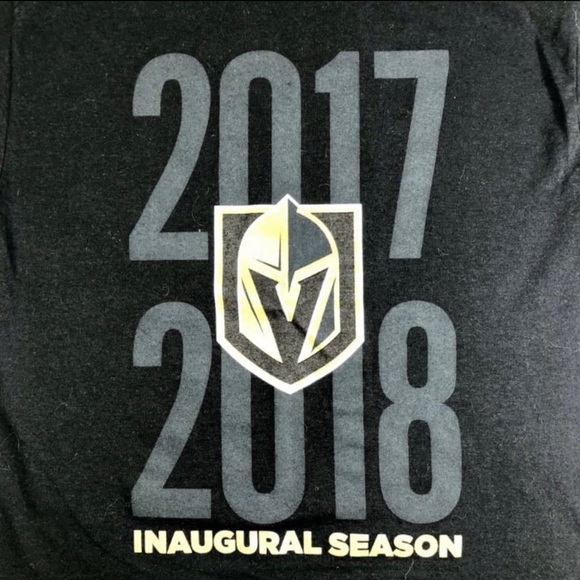 Las Vegas Golden Knights 2017 2018 Inaugural Season T-Shirt Men Size Small! - Picture 2 of 4